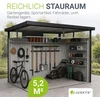 Juskys Sodo namelis Luzern M 5,2 m² antracito spalvos