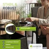 Juskys Sodo stalas Yoro Ø 80 x 73 cm juodas
