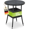 Juskys Sodo stalas Yoro Ø 80 x 73 cm juodas