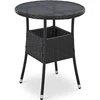 Juskys Sodo stalas Yoro Ø 80 x 73 cm juodas