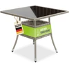 Juskys Sodo stalas Yoro 80x80 cm pilkas