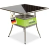 Juskys Sodo stalas Yoro 80x80 cm pilkas