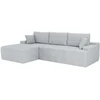 Juskys Sofa Coredo 250x56x155 cm Šviesiai pilka korduro medžiaga