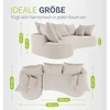 Juskys Sofa Tirano su kairiuoju pufiku, bouclé, kreminė