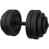 Juskys Svarmenų rinkinys 30 kg juodas