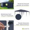 Juskys Šventinė palapinė Homestar 3x6x2.5 m mėlyna