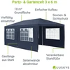 Juskys Šventinė palapinė Homestar 3x6x2.5 m mėlyna