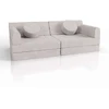 Juskys Vaikiškas žaidimų sofa Kayo 150x75x50 cm smėlio spalvos