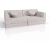 Juskys Vaikiškas žaidimų sofa Kayo 150x75x50 cm smėlio spalvos
