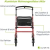 Juskys Vidaus vaikštynė 56x66x90-103 cm raudona