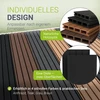Juskys WPC terasos lentos 10 m² antracito spalvos