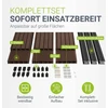 Juskys WPC terasos lentos, 10 m², rudas