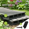 Juskys WPC terasos lentos, 30 m², pilkas