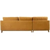 Kampinė sofa BASIL kairiojo kampo, oranžinė