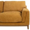 Kampinė sofa BASIL LC, tamsiai geltona