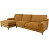 Kampinė sofa BASIL kairiojo kampo, oranžinė