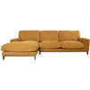 Kampinė sofa BASIL kairiojo kampo, oranžinė