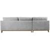 Kampinė sofa BASIL kairiojo kampo, pilka