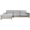 Kampinė sofa BASIL kairiojo kampo, pilka