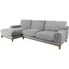 Kampinė sofa BASIL LC, pilka