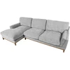 Kampinė sofa BASIL LC, pilka