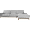 Kampinė sofa BASIL RC, pilka