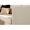 Kampinis sofa, Zero, 295x195 cm, kreminis