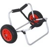 Homcom Baidarių ir kanojų vežimėlis, Surf vežimėlis sulankstomas su diržu, PU ratukai su paminkštinimu, iki 90 kg L70 x W40 x H42 cm