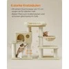 Songmics Feandrea Draskyklė storų kamienų 112 cm smėlio spalvos