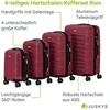 Kelioninis Juskys Kietasis lagaminų rinkinys Rom 4 vnt raudonas
