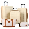 Kelioninis Promotions Lagaminų rinkinys 48,5x30x75 cm Smėlio spalvos