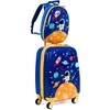 Kelioninis Promotions Vaikiškas lagaminas ir kuprinės rinkinys, 33x21,5x51 cm ir 25,5x10x32 cm, mėlynas