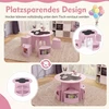 Kelioninis Promotions Vaikiškas stalas ir kėdžių komplektas 70x70x49 cm Rožinis MDF