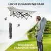 Outsunny stovyklavimo lova, sulankstoma lova su pagalve, šonine kišene, čiužiniu, šviesiai pilka, iki 150 kg