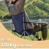 Songmics Stovyklavimo kėdė, 52x84x81 cm, Mėlyna