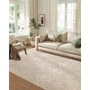 Songmics Kilimas 200x290 cm cappuccino spalvos