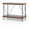 KNYGA Promotions Ekrano stovas, 2 aukštų, 59.7x29.2x147.3 cm, rudos spalvos