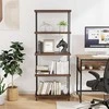 KNYGA Promotions Ekrano Stovas, 5 Pakopų, 59.7x29.2x147.3 cm, Rudas