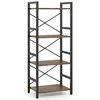KNYGA Promotions Knygų lentyna, 41,5x27,5x100 cm, Ruda, Metalinis rėmas