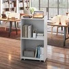 KNYGA Promotions Podiumo stovas, 57.2x36.8x104.1 cm, balta, su laikymo vieta