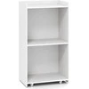 KNYGA Promotions Podiumo stovas, 57.2x36.8x104.1 cm, balta, su laikymo vieta