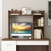 KNYGA Promotions Rašomasis stalas su knygų lentyna, 94x25.4x73.7 cm, natūralios spalvos