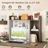 KNYGA Promotions Rašomojo stalo lentyna, 74 cm, pilka, medinė
