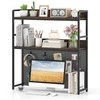 KNYGA Promotions Stalinis knygų lentyna, 94x27x103 cm, ruda, juoda