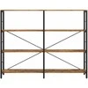 Songmics Lentyna, rudos-juodos spalvos, 120x30x109,4 cm