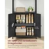 Songmics Vasagle Knygų lentyna 24 x 60 x 159,5 cm juodmedžio juodos-juodos-juodos-juodos spalvos