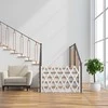 Relaxdays Apsauginiai varteliai, bambukas, 87-97x34-140 cm, balta