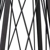 Relaxdays Augalų atrama obeliskas, metalinė piramidė, 132x36x34 cm, juoda