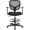 Songmics Ergonomiška biuro kėdė su porankiais