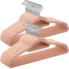 Songmics Drabužių pakabos, 42,7x22x0,6 cm, rožinė